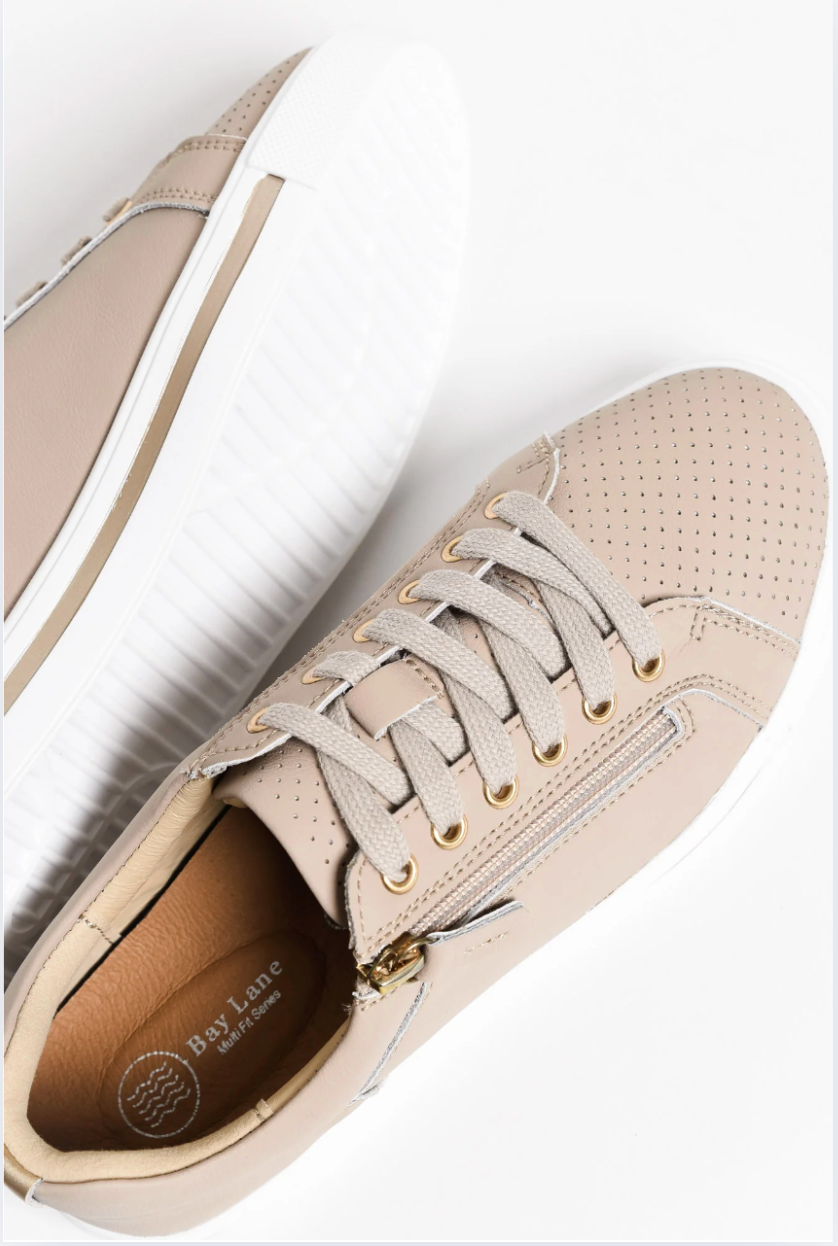 Bay Lane Footwear Kiki Sneaker in Nude